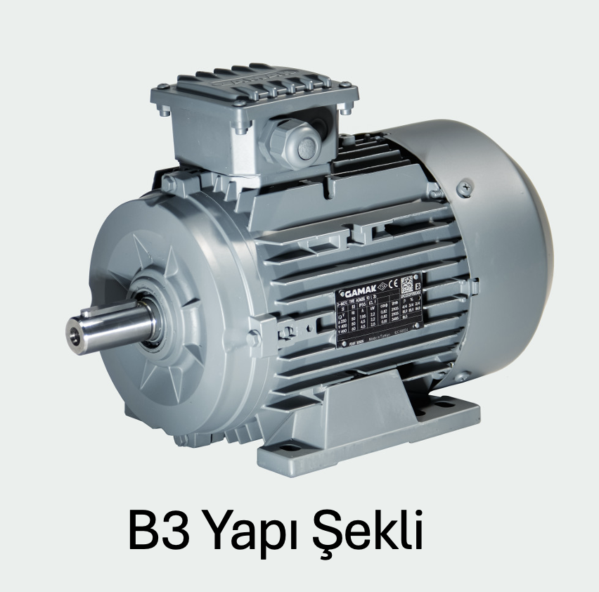 1,5 kW 1500 Devir Elektrik Motoru B3 IE3