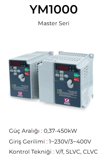 YM1000 Master Seri Hız Kontrol Cihazı